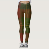 Forrester Tartan Clan Plaid Leggings (Voorkant)