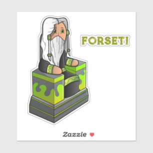 Forseti Noorse mythologie Sticker