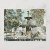 Forsyth Fountain Savannah GA Briefkaart (Voorkant)