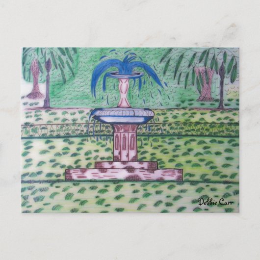 Forsyth Park Briefkaart (Voorkant)