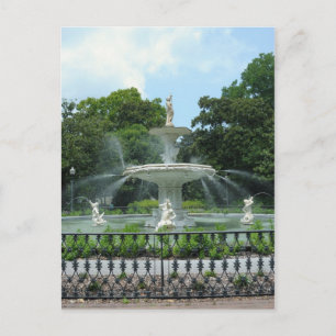 Forsyth Park Fountain Briefkaart