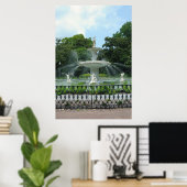 Forsyth Park Fountain Poster (Thuiskantoor)