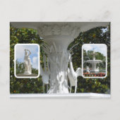 Forsyth Park Fountain Savannah GA Briefkaart (Voorkant)