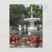 Forsyth Park Fountain Savannah GA fotografisch Briefkaart (Voorkant)