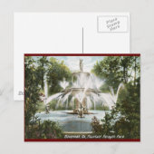 Forsyth Park, Savannah 1906 Briefkaart (Voorkant / Achterkant)