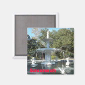Forsyth Park Savannah Fontaine Magnet photo (Recto/Verso)