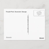  Forsyth Park - Savannah, GA Briefkaart (Achterkant)
