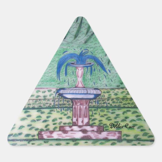 Forsyth Park-triangle sticker (Voorkant)