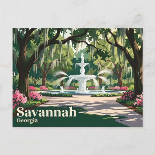 Forsyth Park VS Briefkaart (Voorkant)