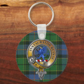 Forsyth Tartan & Badge Sleutelhanger (Voorkant)