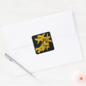 Forsythia-Stickers Vierkante Sticker (Envelop)