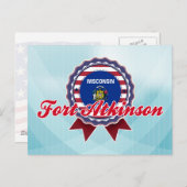 Fort Atkinson, WI Briefkaart (Voorkant / Achterkant)