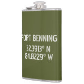 Fort Benning Latitude Lengtegraad Heupfles (Links)