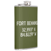 Fort Benning Latitude Lengtegraad Heupfles (Rechts)