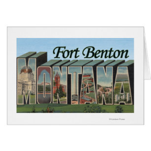 Fort Benton, Montana - grandes scènes de lettre