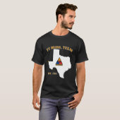 Fort Bliss Tx militaire basis 1e pantserdivisie T-shirt (Voorkant volledig)