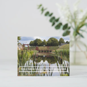 Fort Bourtange, Groningen, Nederland Briefkaart