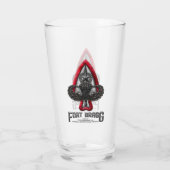 Fort Bragg 16 oz Pint Glas (Achterkant)