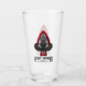 Fort Bragg 16 oz Pint Glas (Voorkant)