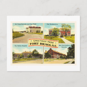 Fort Bragg # 2 North Carolina NC  Souvenir- Briefkaart