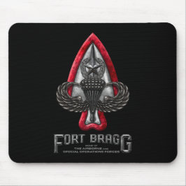 Fort Bragg Black Mousepad Muismat