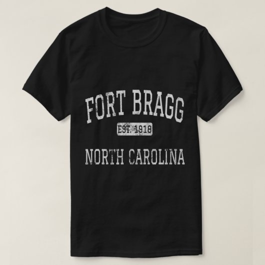 Fort Bragg North Carolina NC T-Shirt (Design voorkant)