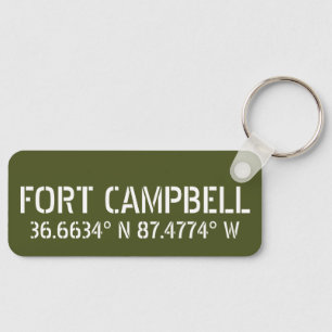 Fort Campbell Latitude Longitude Sleutelhanger
