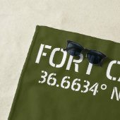 Fort Campbell Latitude Longitude Strandlaken (In situ)