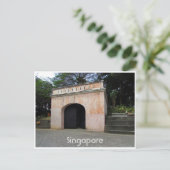 fort canning gate briefkaart (Staand voorkant)