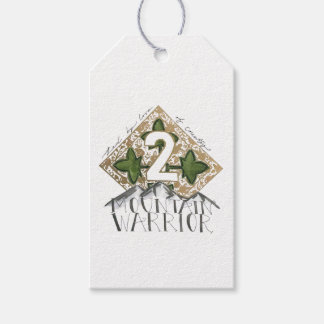 Fort Carson Militair 4ID kaart Cadeaulabel