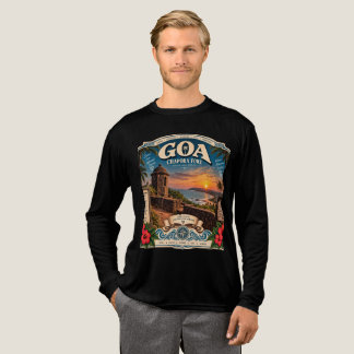 Fort Chapora — Zonsondergang Schildwacht van Goa � Tri-Blend Shirt