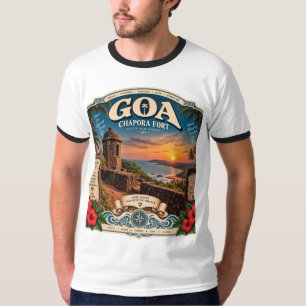 Fort Chapora — Zonsondergangs Schildwacht van Goa T-shirt