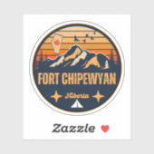 Fort Chipewyan, Alberta Sticker (Vel)