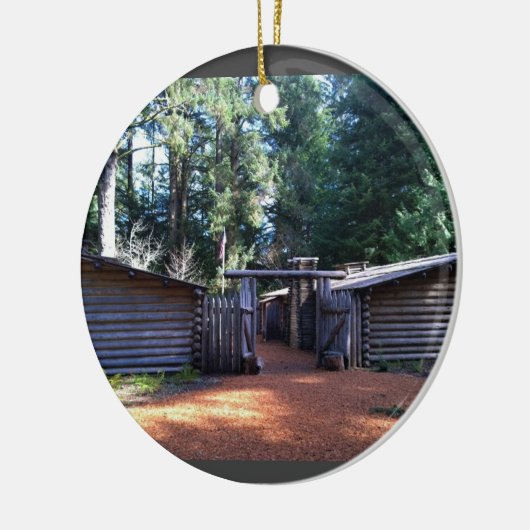 Fort Clatsop, Astoria, Oregon Keramisch Ornament (Links)