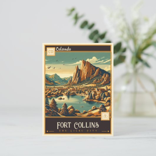 Fort Collins, Colorado |  Briefkaart (Staand voorkant)