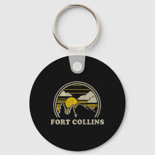 Fort Collins Colorado Co T-shirt vintage wandelen Sleutelhanger