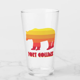 Fort Collins Colorado Regenboog Beer Glas