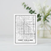 Fort Collins Kaart (Staand voorkant)