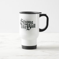 Fort comme la tasse de bière de Taureau