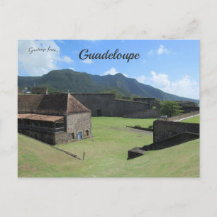 Fort Delgres op Basse-Terre op Guadeloupe Briefkaart