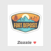 Fort Deposit, Alabama Sticker (Vel)