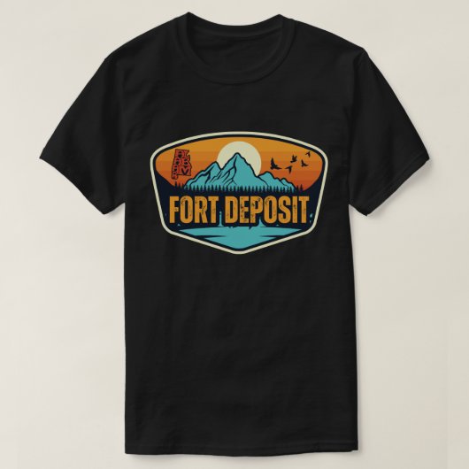 Fort Deposit, Alabama T-shirt (Design voorkant)