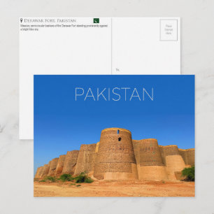 Fort Derawar, carte postale de voyage au Pakistan