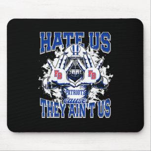 Fort Dorchester Patriots Logo haat ons omdat ze ee Muismat