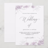 Fort Floral met kalligrafie Kaart (Voorkant / Achterkant)