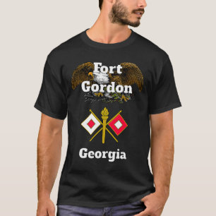 Fort Gordon Signal Branch: Militair ontwerp T-shirt