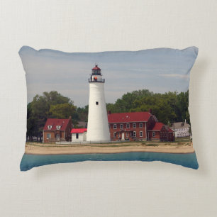 Fort Gratiot Lighthouse accent kussen