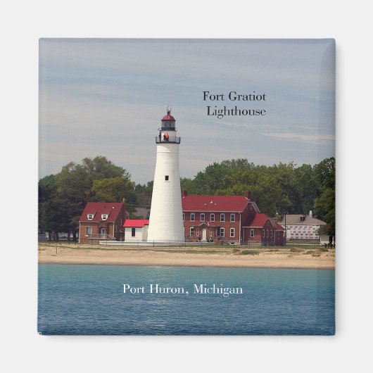 Fort Gratiot Lighthouse magnet Magneet (Voorkant)