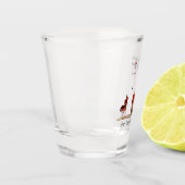 Fort Gratiot vuursteenkort Shot Glas (Links)