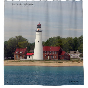 Fort Gratiot Vuurtoren douchegordijn